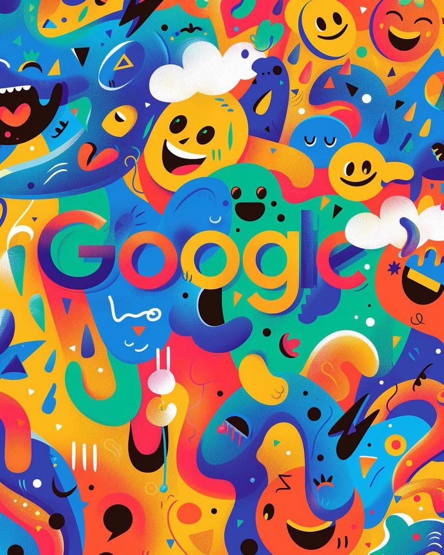 Google Product Puns Funny google jokes and product puns illustration with doodles and humorous captions.
