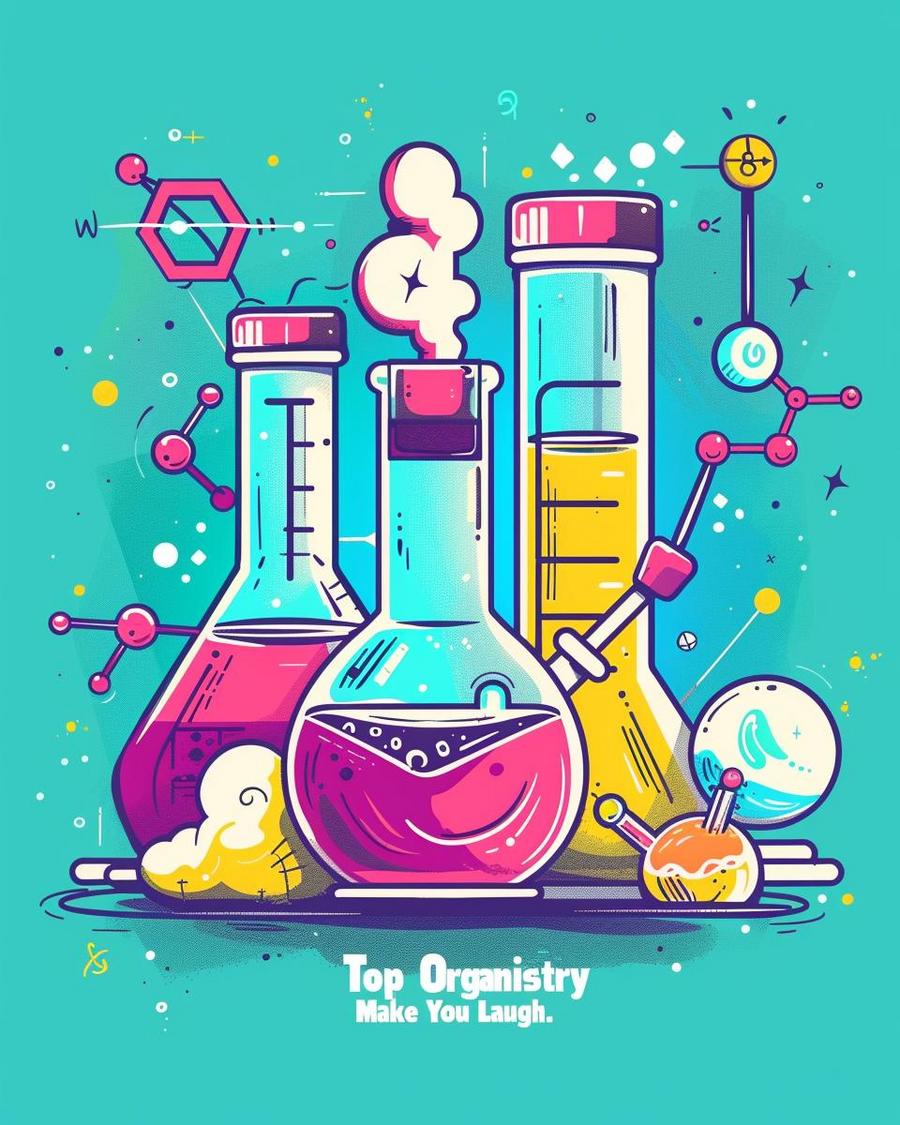 Molecule Mayhem: Hilarious Tales of Misbehaving Molecules Molecule mayhem in organic chemistry jokes: humorous tales of misbehaving molecules.